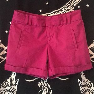 Ann Taylor Loft Riviera Magenta Pink Shorts